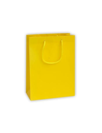 LUXURY YELLOW SHOPPER 22x10x29 CM