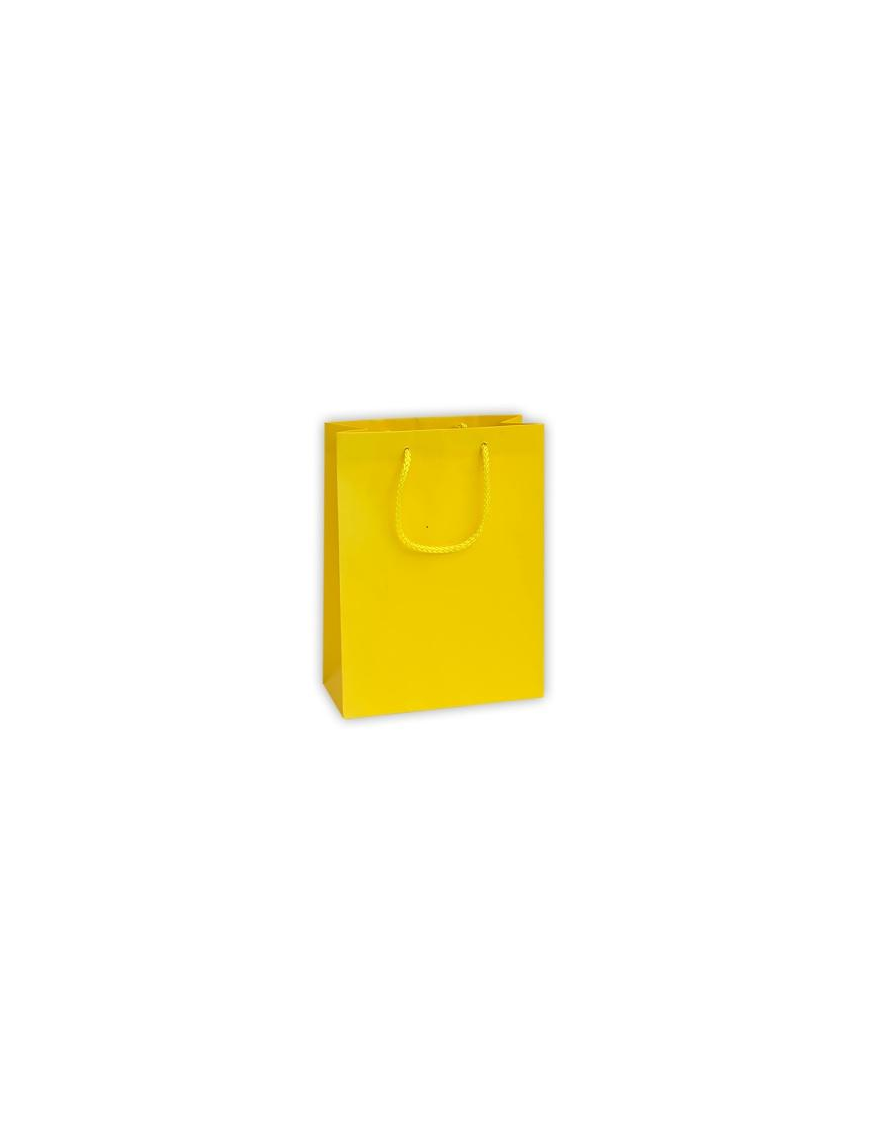 LUXURY YELLOW SHOPPER 22x10x29 CM
