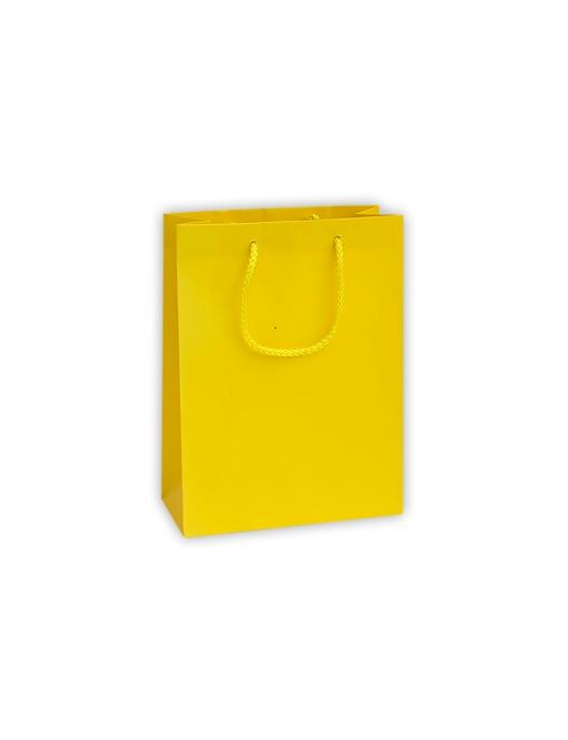 LUXURY YELLOW SHOPPER 22x10x29 CM