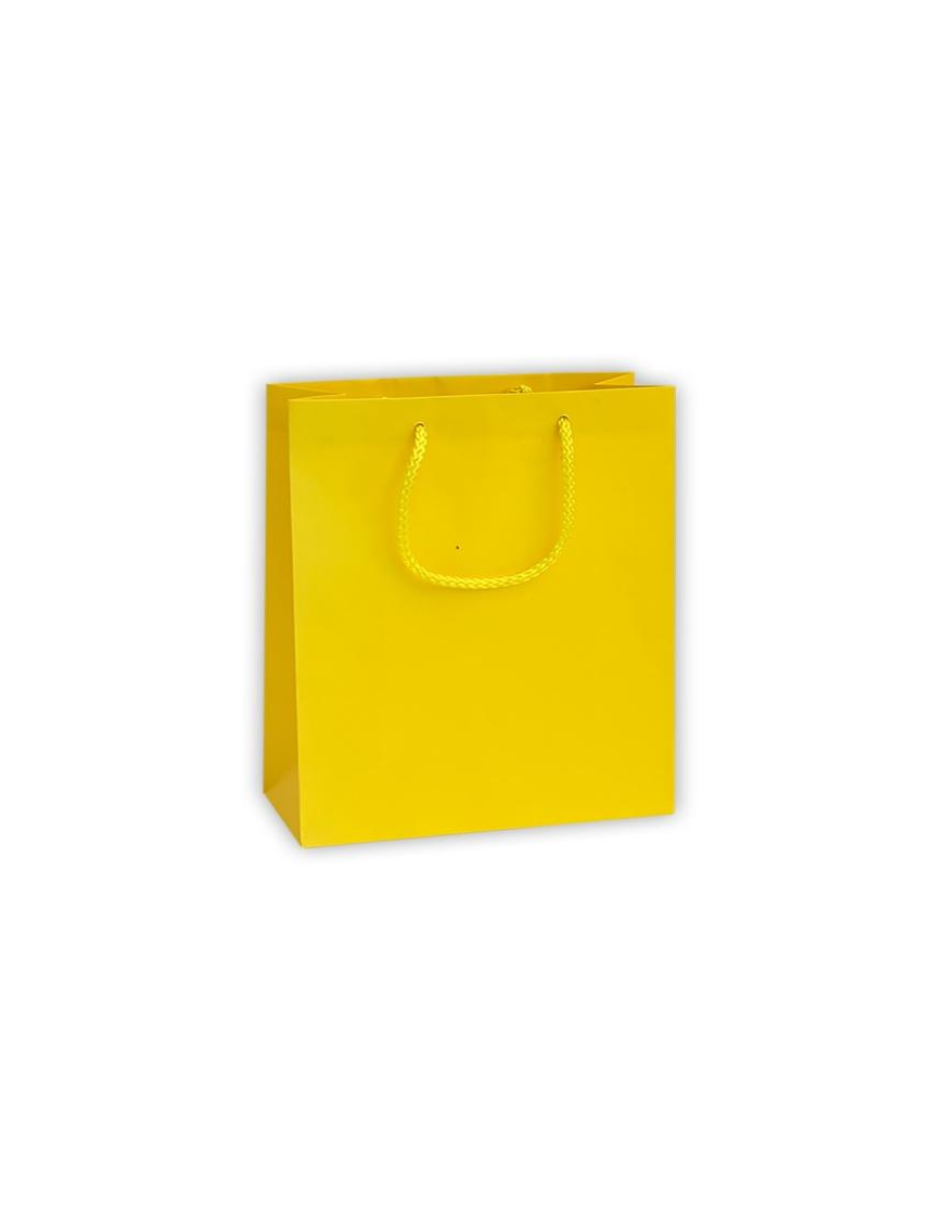 LUXURY YELLOW SHOPPER 36x12x41 CENTIMETERS