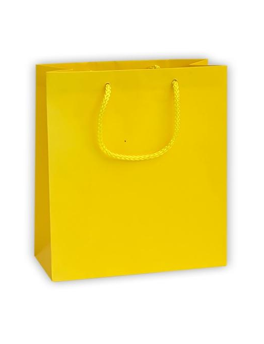 LUXURY YELLOW SHOPPER 36x12x41 CENTIMETERS