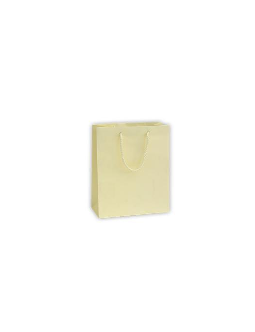 LUXURY IVORY COLOR SHOPPER 16x8x19 CENTIMETERS