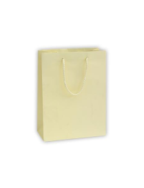 LUXURY IVORY COLOR SHOPPER 22x10x29 CENTIMETERS
