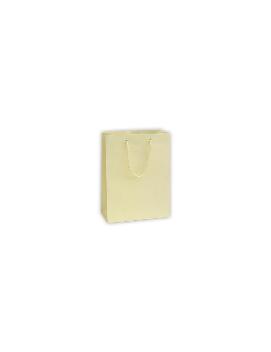 LUXURY IVORY COLOR SHOPPER 22x10x29 CENTIMETERS