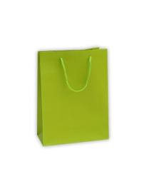 LUXURY LIGHT GREEN COLOR SHOPPER 22x10x29 CM