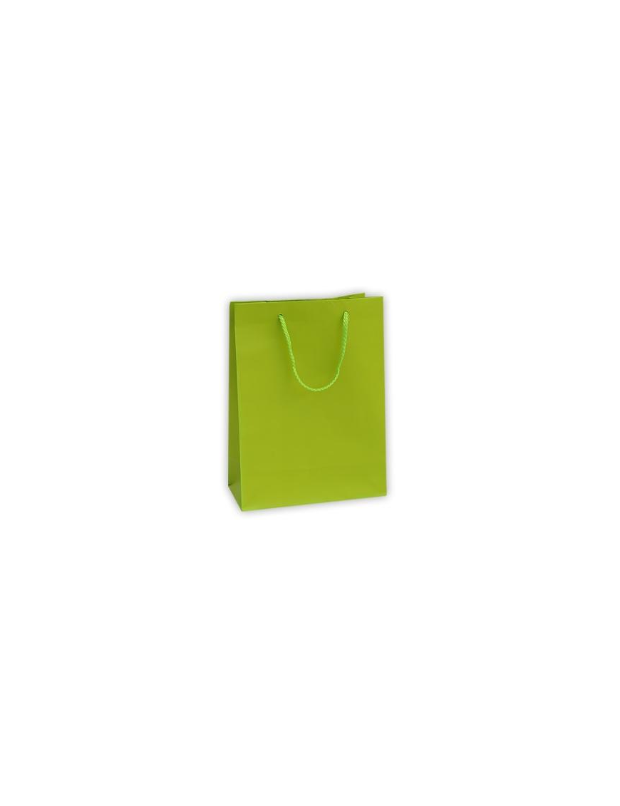 LUXURY LIGHT GREEN COLOR SHOPPER 22x10x29 CM