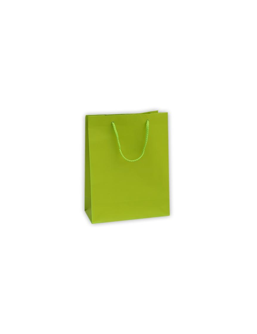 LUXURY LIGHT GREEN COLOR SHOPPER 27x12x37 CENTIMETERS