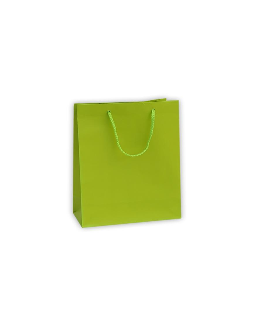 LUXURY LIGHT GREEN COLOR SHOPPER 36x12x41 CM