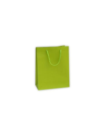 LUXURY LIGHT GREEN COLOR SHOPPER 16x8x19 CM