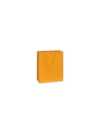 LUXURY ORANGE COLOR SHOPPER 10x6.5x12 CENTIMETERS
