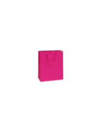 LUXURY FUCHSIA COLOR SHOPPER 10x6.5x12 CENTIMETERS