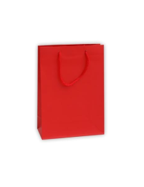 LUXURY RED COLOR SHOPPER 22x10x29 CM