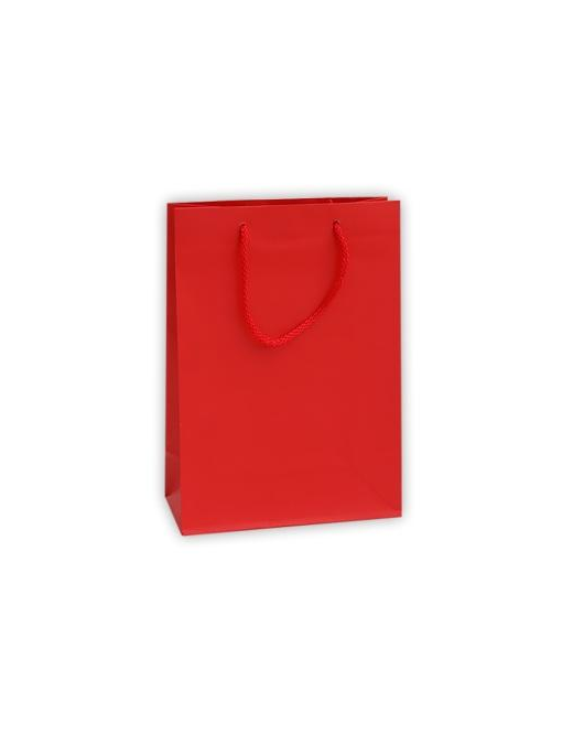 LUXURY RED COLOR SHOPPER 22x10x29 CM
