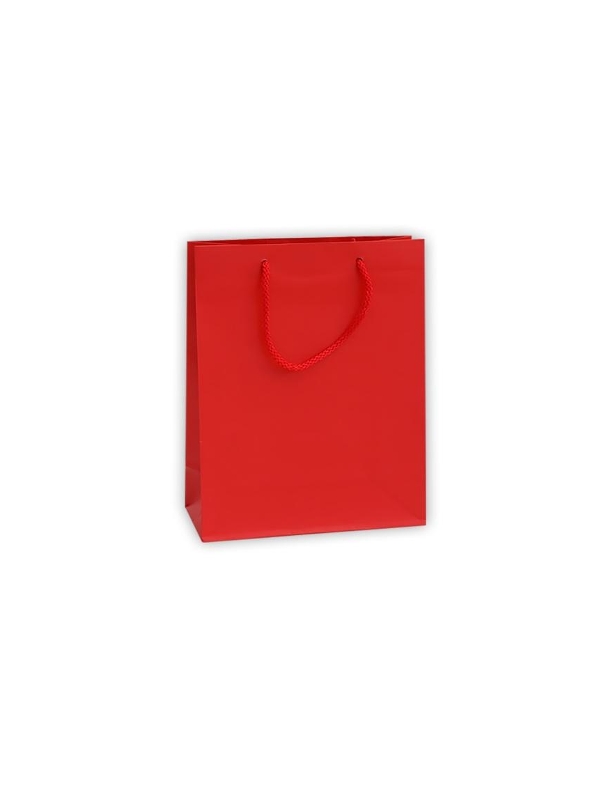 LUXURY RED COLOR SHOPPER 36x12x41 CENTIMETERS
