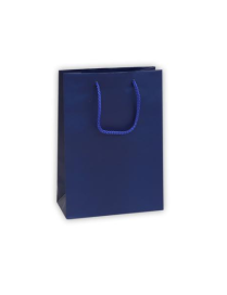 LUXURY BLUE COLOR SHOPPER 22x10x29 CENTIMETERS