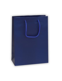 LUXURY BLUE COLOR SHOPPER 27x12x37 CENTIMETERS