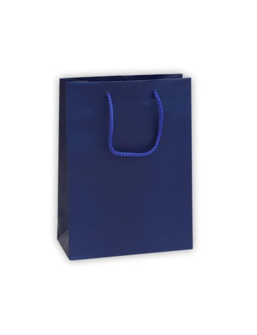 LUXURY BLUE COLOR SHOPPER 27x12x37 CENTIMETERS