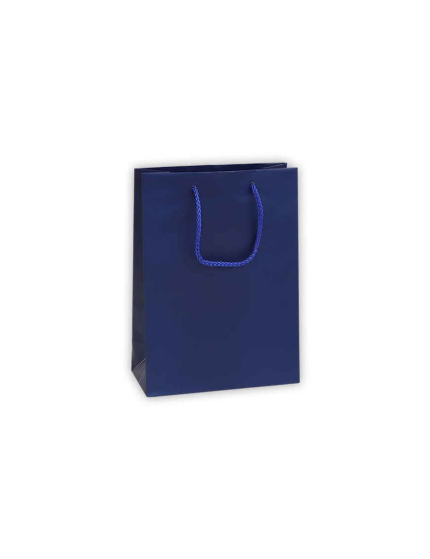 LUXURY BLUE COLOR SHOPPER 36x12x41 CENTIMETERS