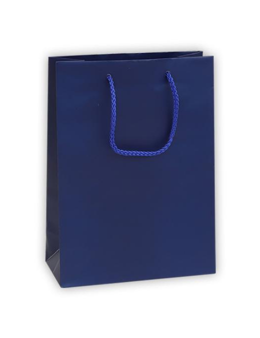 LUXURY BLUE COLOR SHOPPER 36x12x41 CENTIMETERS