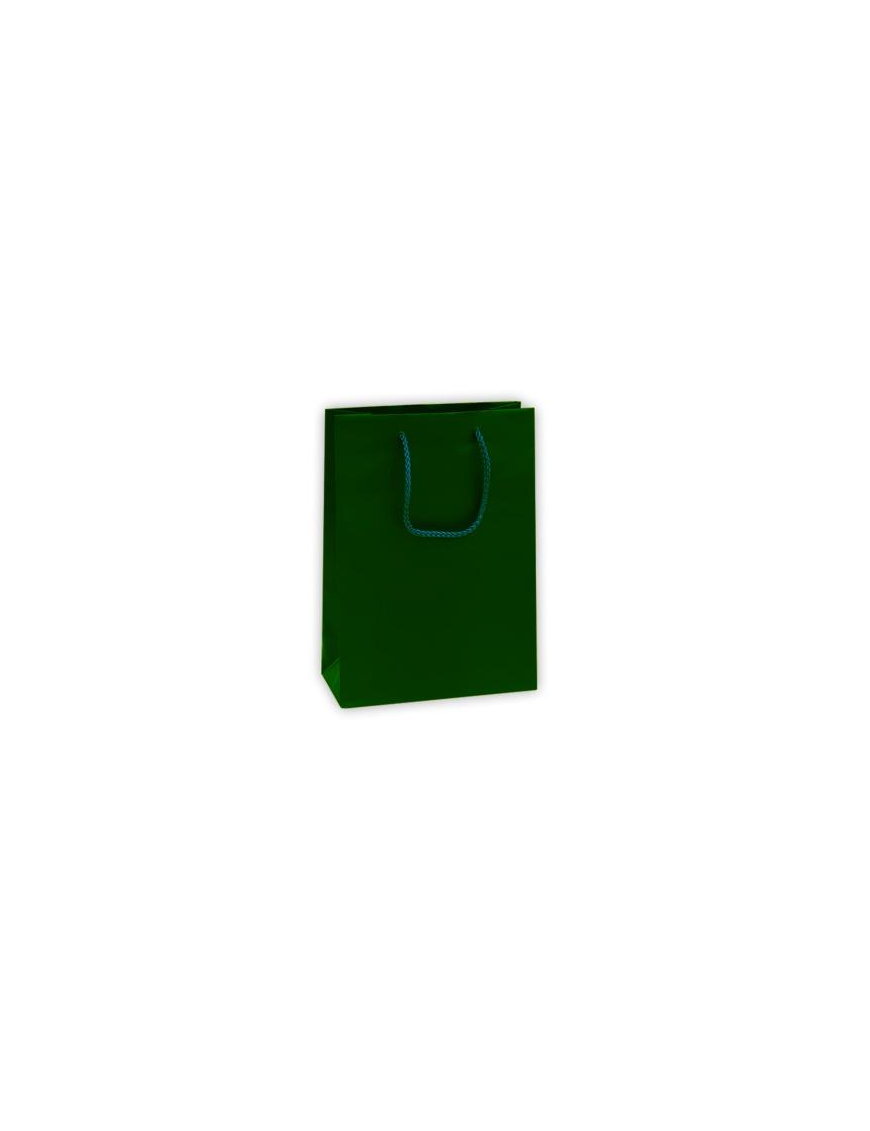 LUXURY GREEN COLOR S. SHOPPER 22x10x29 CENTIMETERS