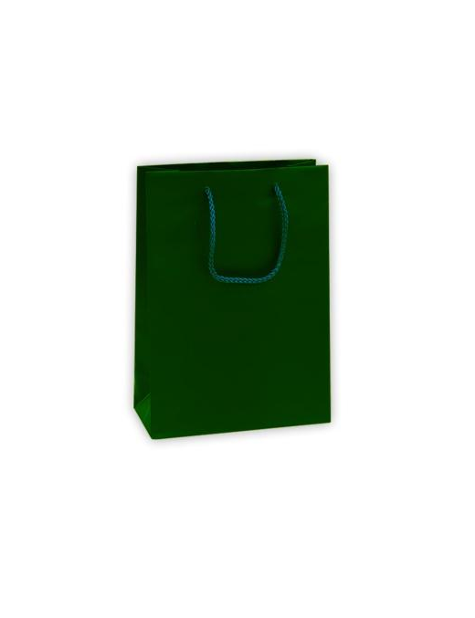 LUXURY GREEN COLOR S. SHOPPER 22x10x29 CENTIMETERS