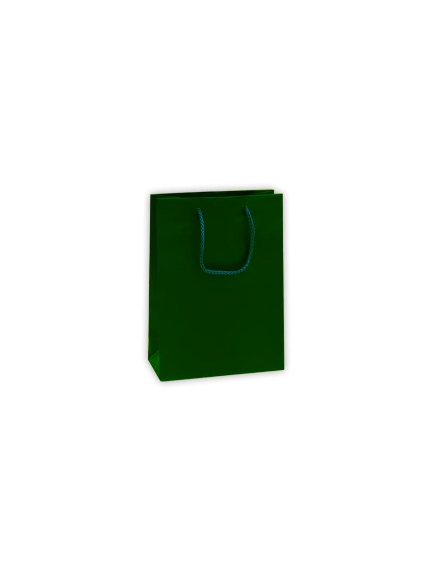 LUXURY GREEN COLOR S. SHOPPER 27x12x37 CENTIMETERS
