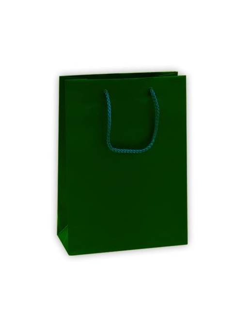 LUXURY GREEN COLOR S. SHOPPER 27x12x37 CENTIMETERS