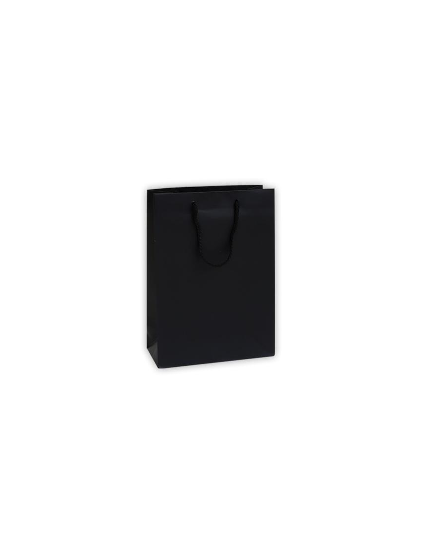 LUXURY BLACK COLOR SHOPPER 27x12x37 CENTIMETERS