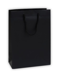 LUXURY BLACK COLOR SHOPPER 36x12x41 CENTIMETERS