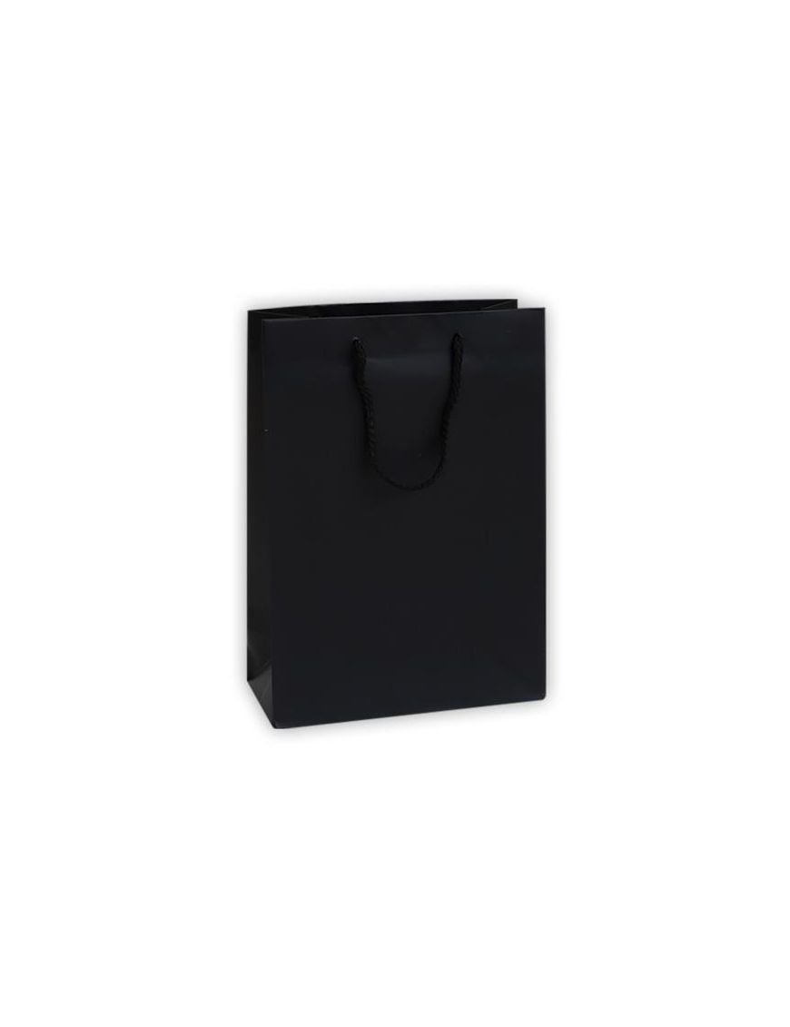 LUXURY BLACK COLOR SHOPPER 36x12x41 CENTIMETERS
