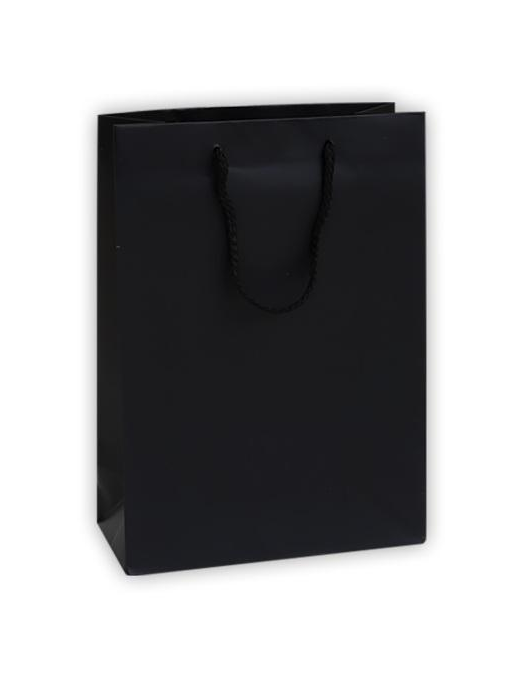 LUXURY BLACK COLOR SHOPPER 36x12x41 CENTIMETERS