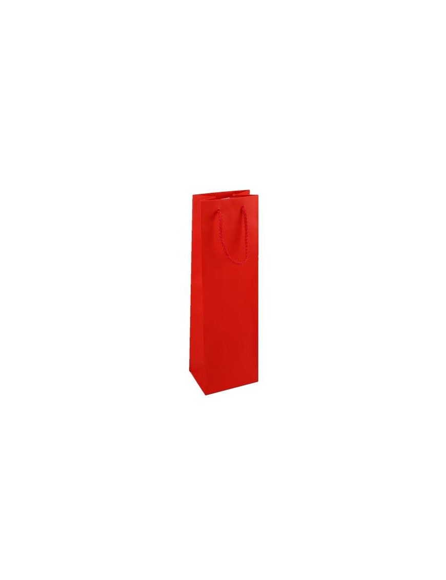 LUXURY RED COLOR SHOPPER 12x9x39 CM