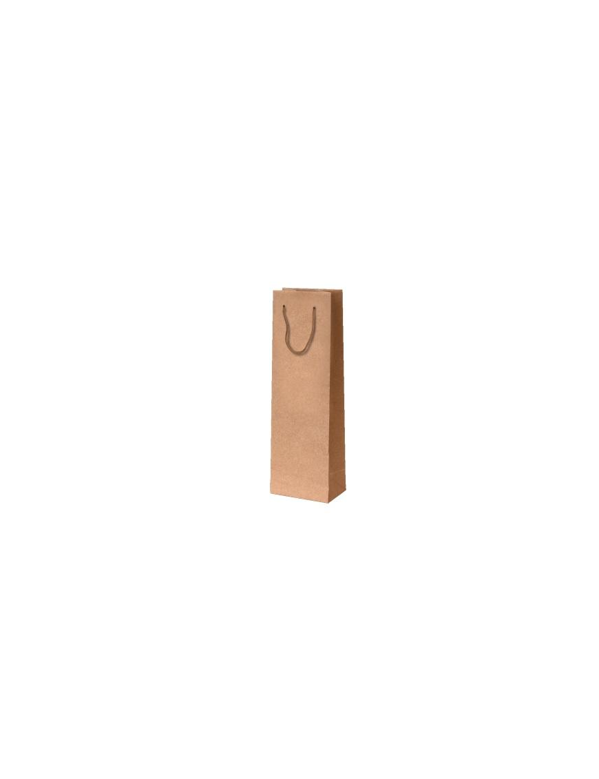 LUXURY PORTABOTTIGLIE KRAFT AVANA 7x7x32 CENTIMETRI