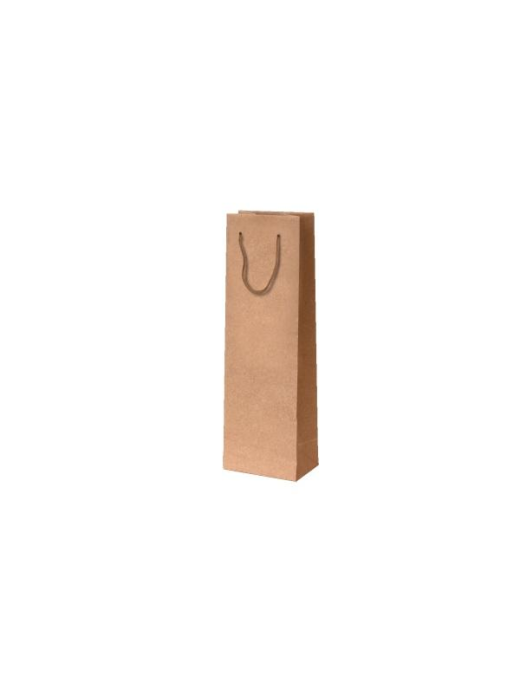 LUXURY KRAFT HAVANA BOTTLE HOLDER 7x7x32 CENTIMETERS