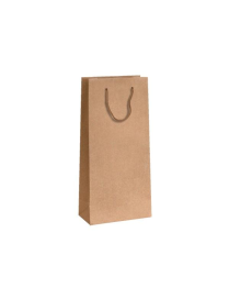 LUXURY KRAFT HAVANA BOTTLE HOLDER 18x9x39 CENTIMETERS