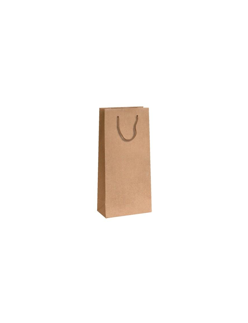 LUXURY PORTABOTTIGLIE KRAFT AVANA 18x9x39 CENTIMETRI