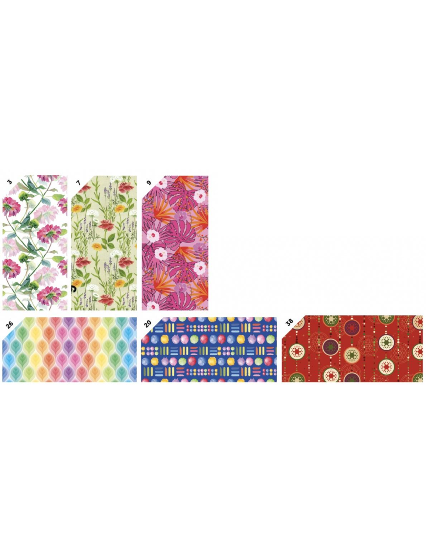 PAPER ROLL 100 CENTIMETERS x 3 METERS ASSORTED