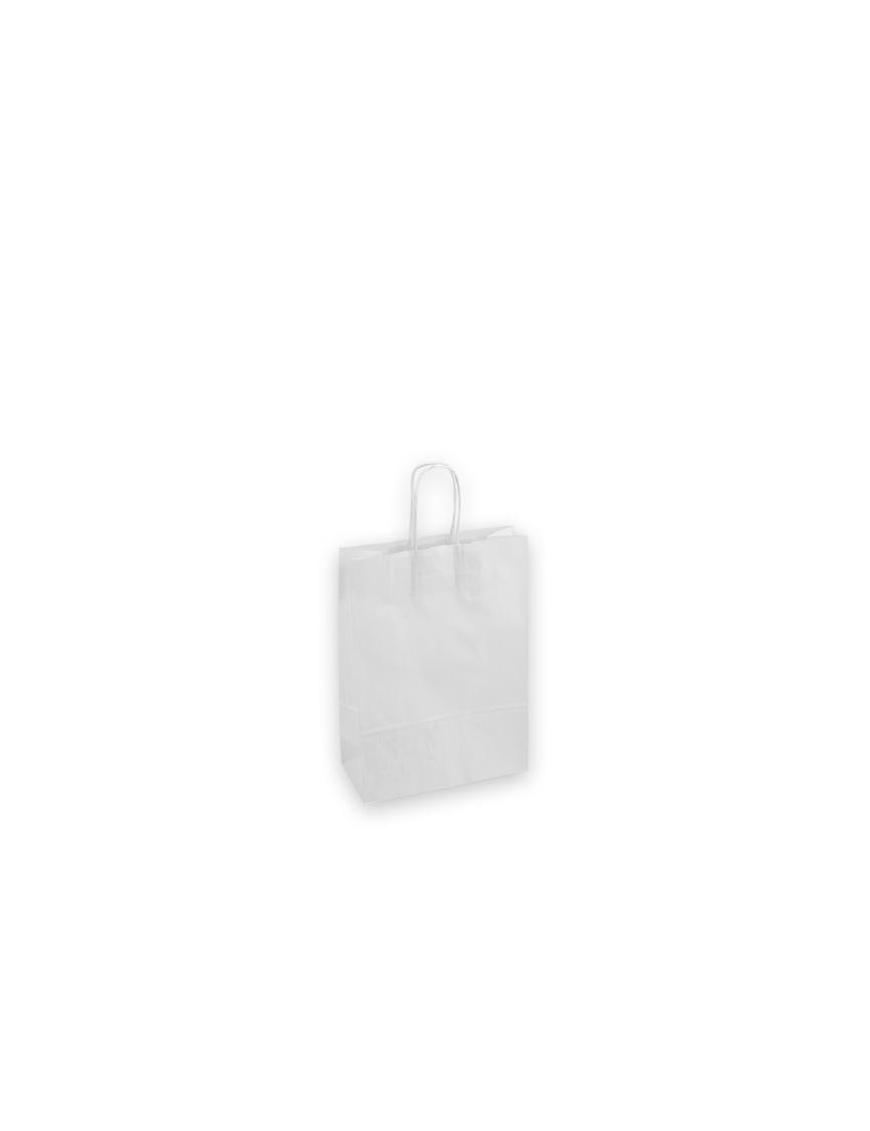 LUXURY SHOPPER WHITE KRAFT 23x10x32 CENTIMETERS
