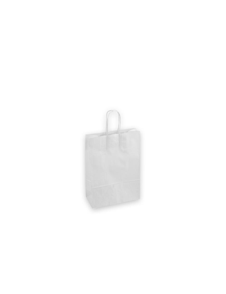 LUXURY SHOPPER WHITE KRAFT 26x12x35 CENTIMETERS