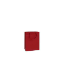 SHOPPER LUXURY COLORE BORDEAUX 10x6,5x12 CENTIMETRI