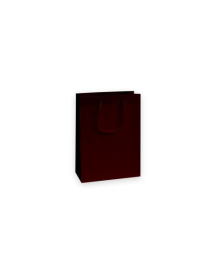 SHOPPER LUXURY COLORE CHOCOLATE 16x8x19 CENTIMETRI