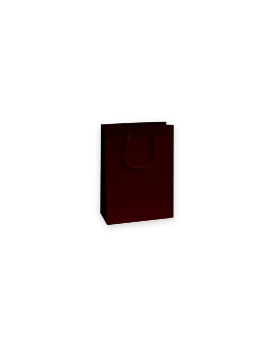 SHOPPER LUXURY COLORE CHOCOLATE 16x8x19 CENTIMETRI