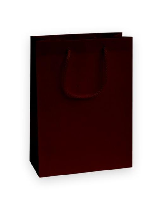 SHOPPER LUXURY COLORE CHOCOLATE 27x12x37 CENTIMETRI
