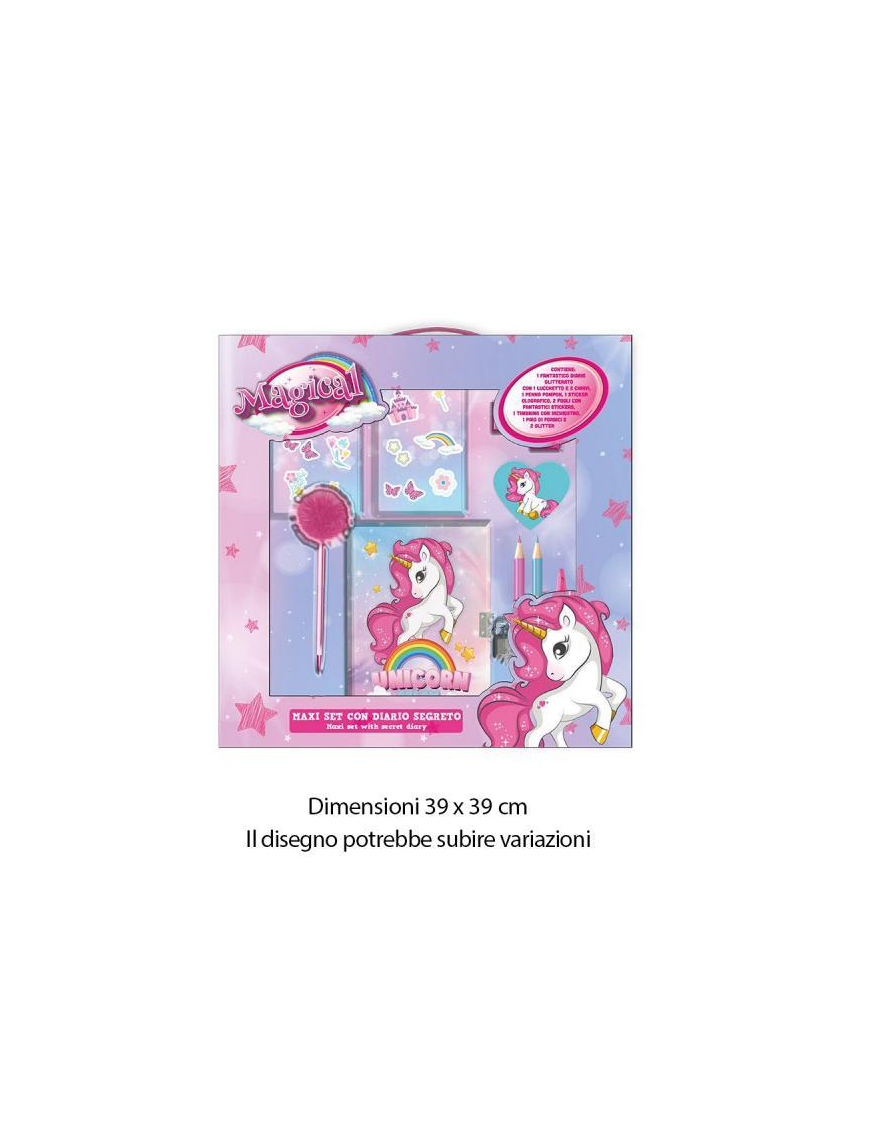 UNICORNO MAXI SET CON DIARIO