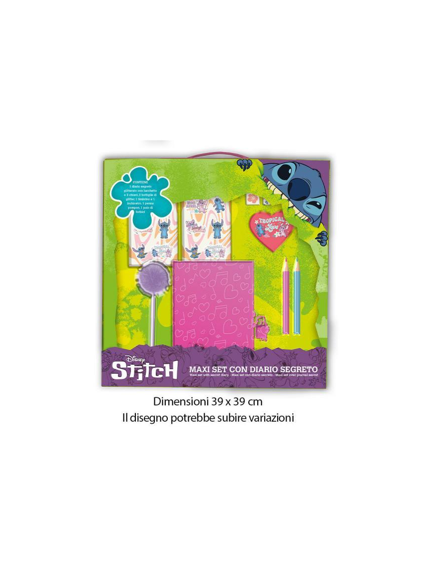 STITCH MAXI SET CON DIARIO