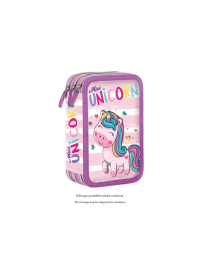 UNICORNO ASTUCCIO 3ZIP GIOTTO