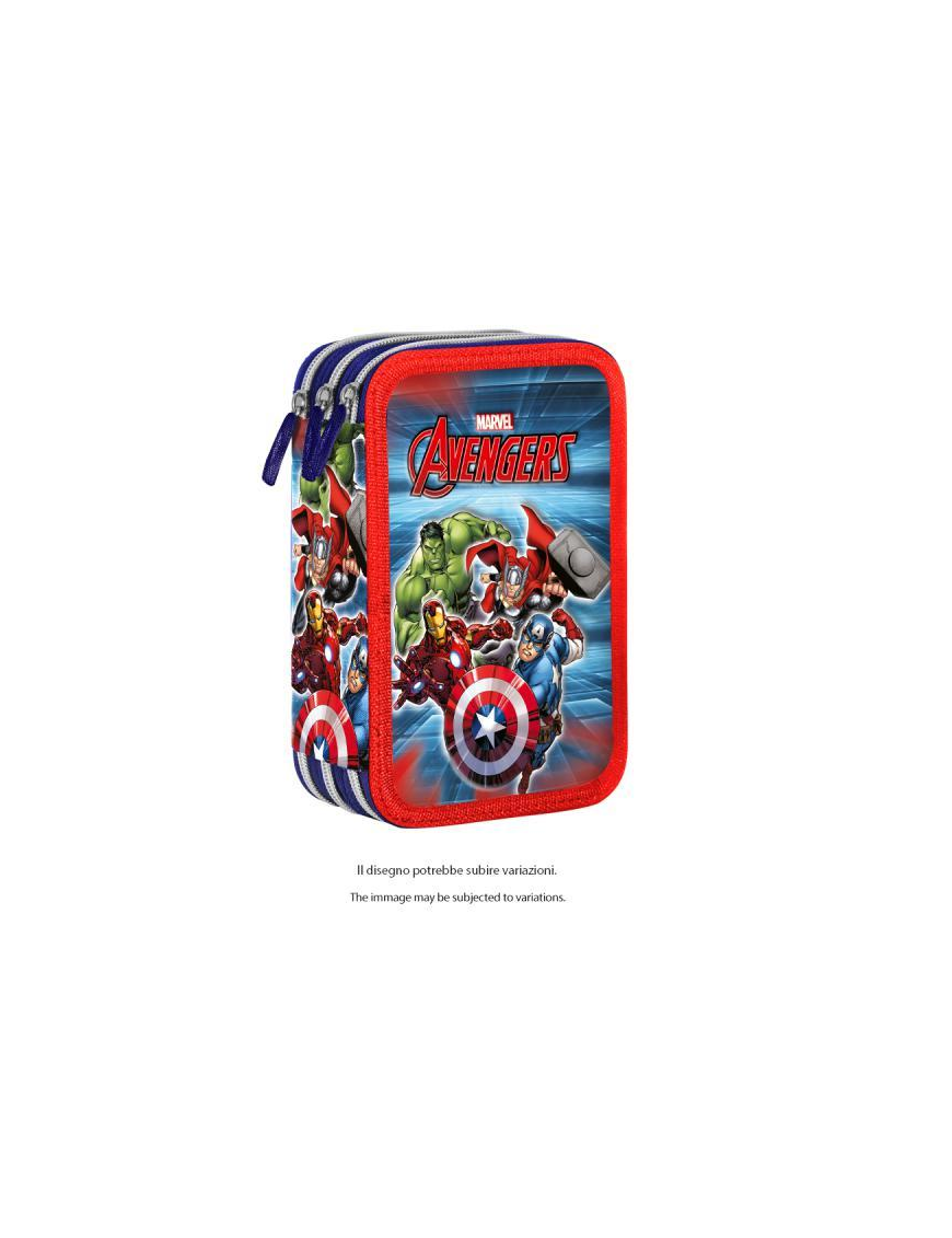 AVENGERS GIOTTO 3ZIP CASE