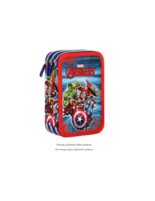 AVENGERS ASTUCCIO 3ZIP GIOTTO