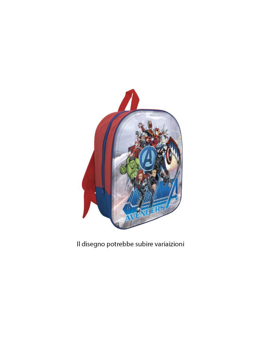 AVENGERS ZAINO LED 3D
