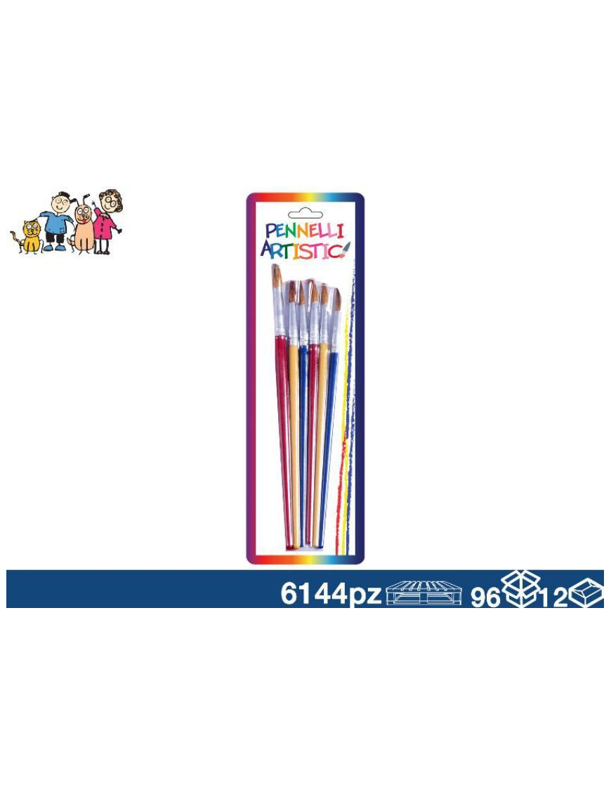 ARTISTIC BRUSHES 6 pieces